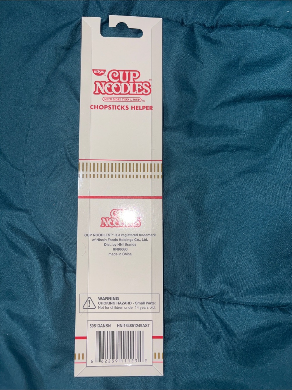 Nissin Cup Noodles Red Chopsticks Helper & Ramen Cup Spoon Set - Picture 3 of 12